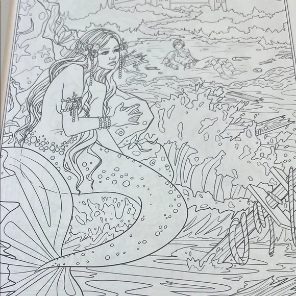 #0932+ Fairy Tales Coloring Book by Selina Fenech - Picture 14 of 16